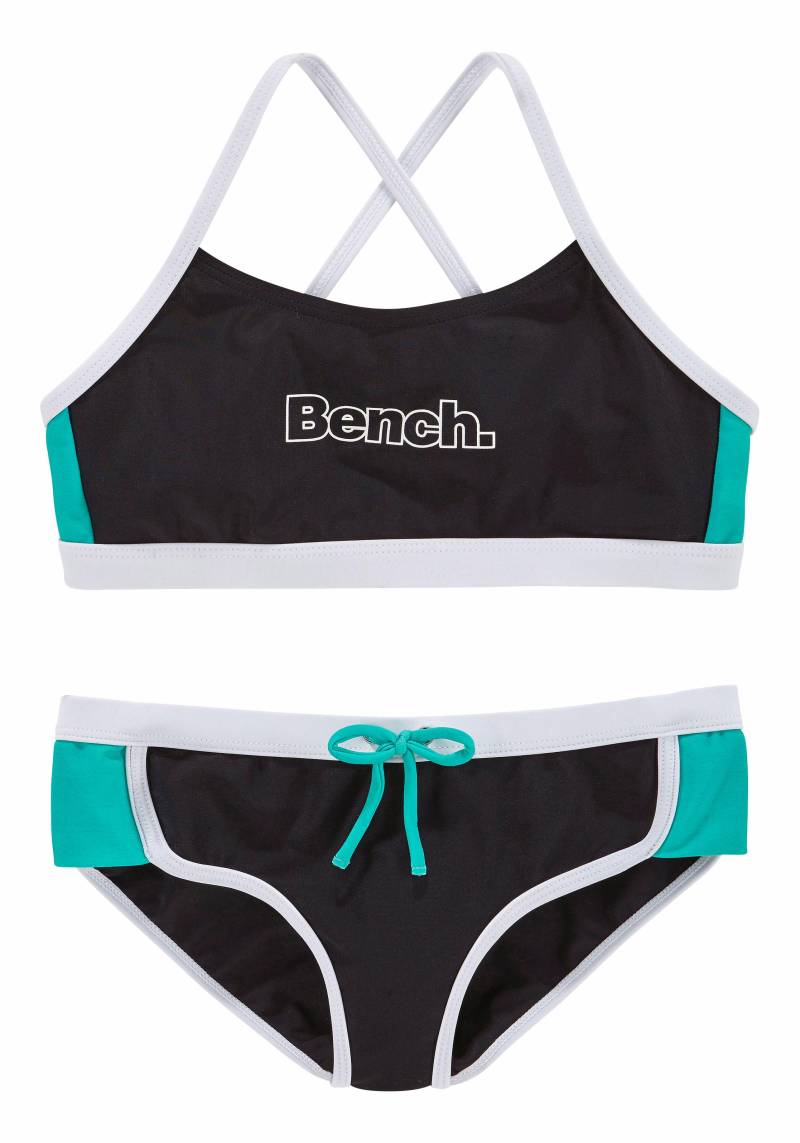 Bench. Bustier-Bikini, mit Kontrastdetails von Bench.