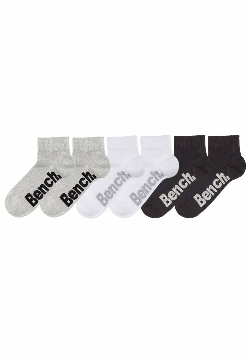 Bench. Kurzsocken, (Packung, 6 Paar), mit komfortablem Rippbündchen von Bench.