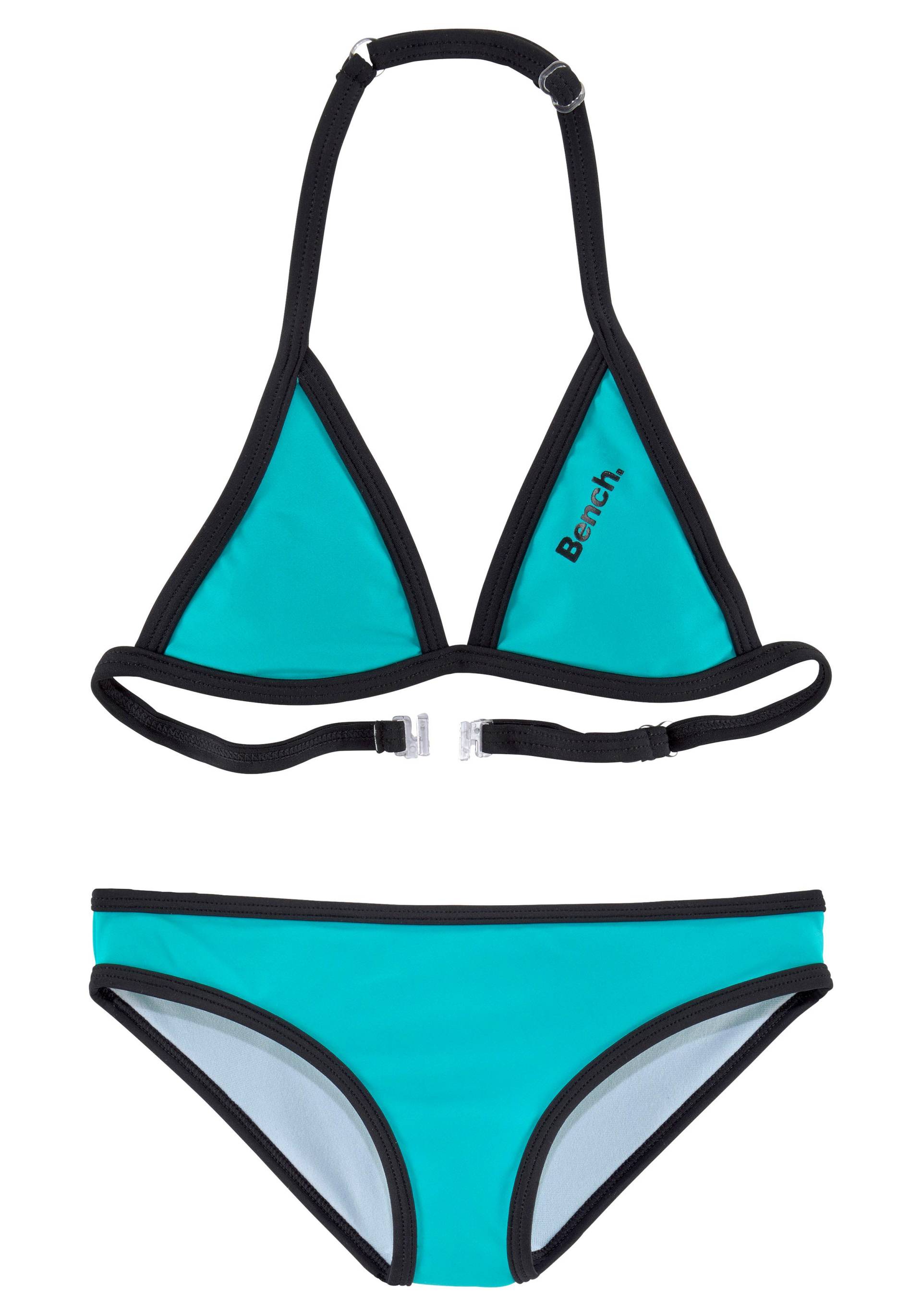 Bench. Triangel-Bikini, mit Logoprint an Top und Hose von Bench.