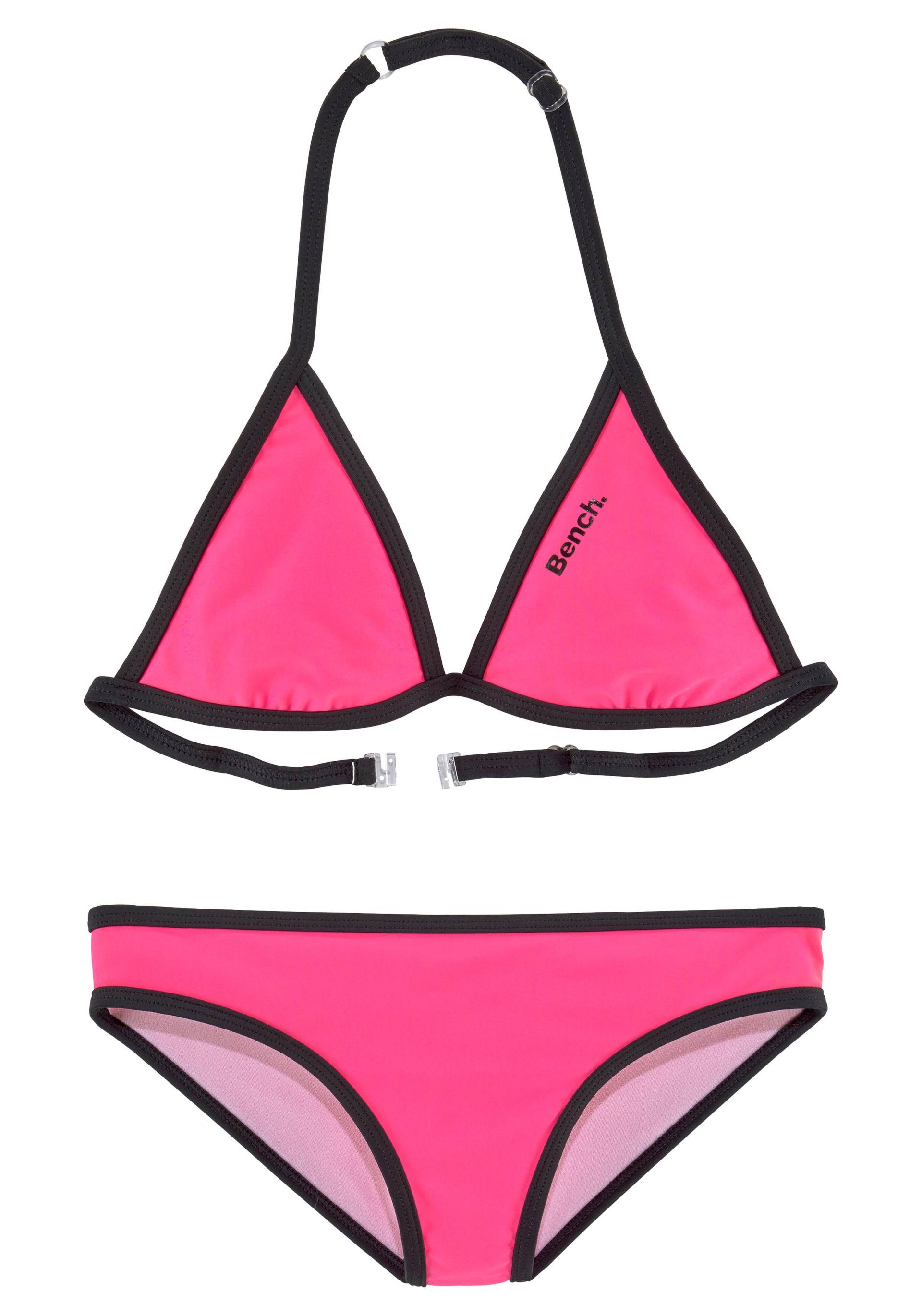 Bench. Triangel-Bikini, mit Logoprint an Top und Hose von Bench.