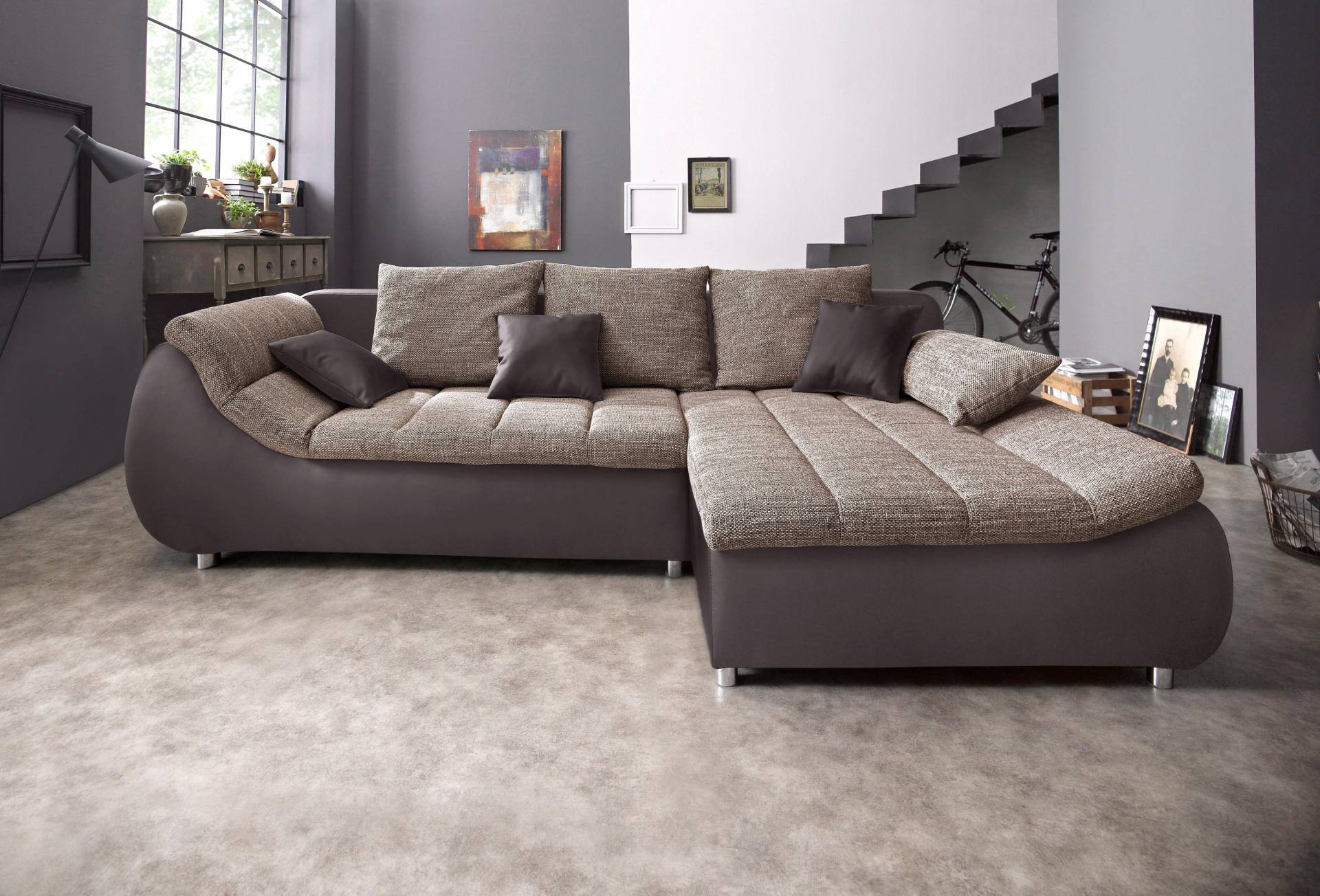 INOSIGN Ecksofa »Imola L-Form«, wahlweise mit Bettfunktion INOSIGN Ecksofa »Imola L-Form«, wahlweise mit Bettfunktion von INOSIGN