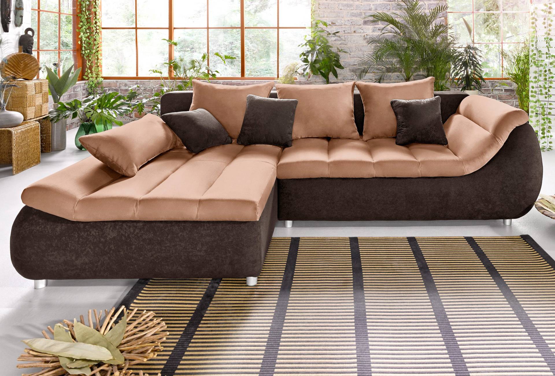 INOSIGN Ecksofa »Imola L-Form«, mit Bettfunktion von INOSIGN