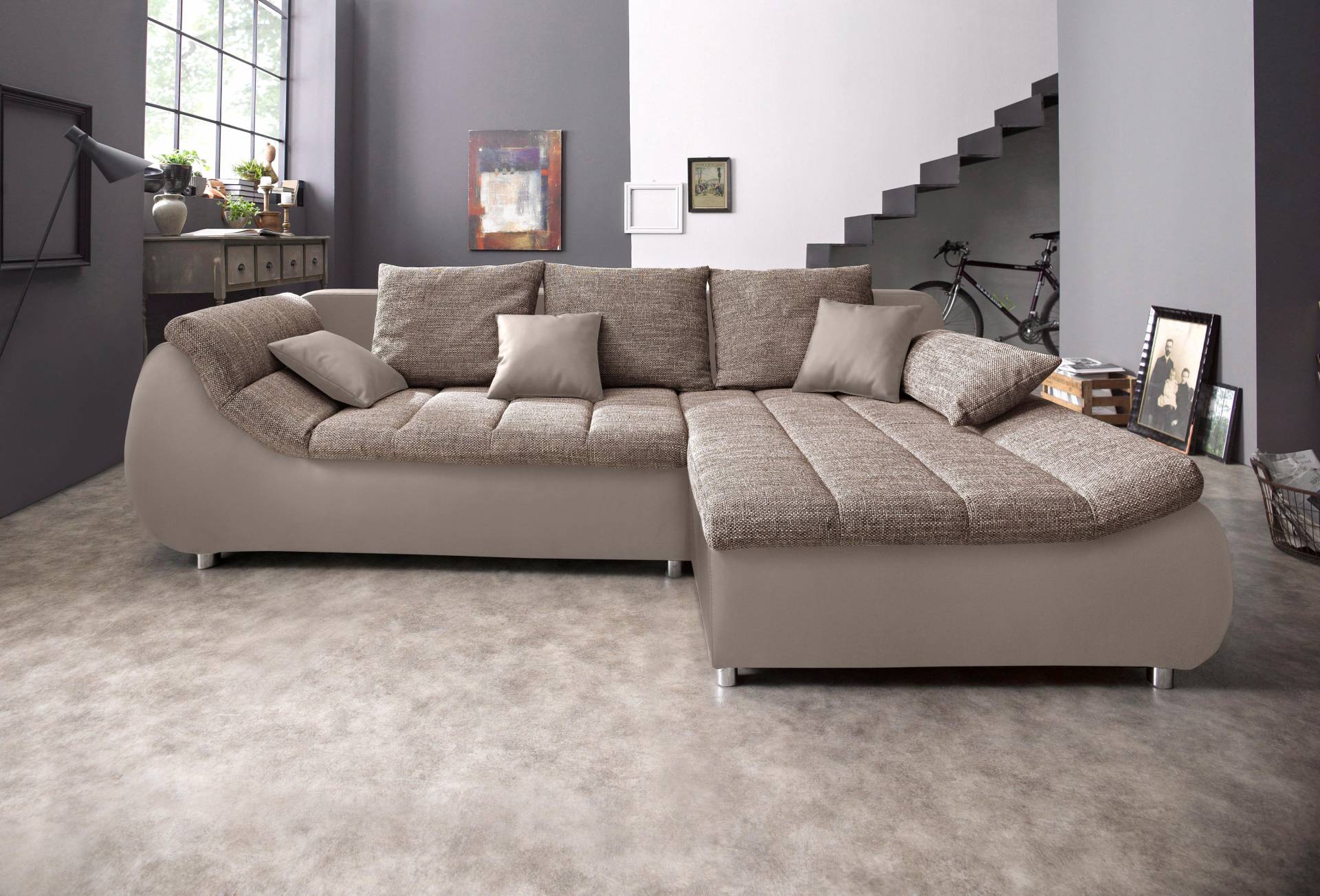 INOSIGN Ecksofa »Imola L-Form«, wahlweise mit Bettfunktion INOSIGN Ecksofa »Imola L-Form«, wahlweise mit Bettfunktion von INOSIGN