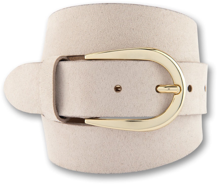BERND GÖTZ Ledergürtel, mit eleganter Designschliesse, Veloursleder BERND GÖTZ Ledergürtel, mit eleganter Designschliesse, Veloursleder von BERND GÖTZ