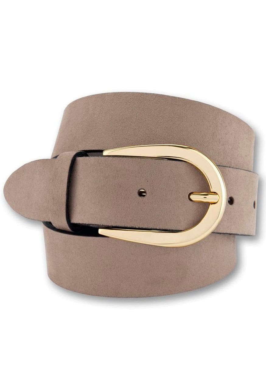BERND GÖTZ Ledergürtel, mit eleganter Designschliesse, Veloursleder BERND GÖTZ Ledergürtel, mit eleganter Designschliesse, Veloursleder von BERND GÖTZ