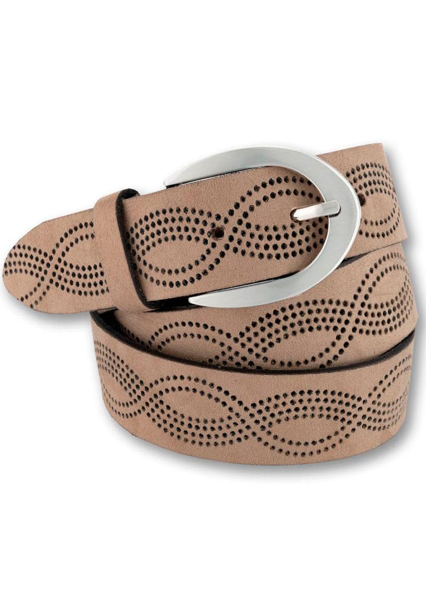 BERND GÖTZ Ledergürtel, mit stylischem ornamenthaftem Prägeprint BERND GÖTZ Ledergürtel, mit stylischem ornamenthaftem Prägeprint von BERND GÖTZ