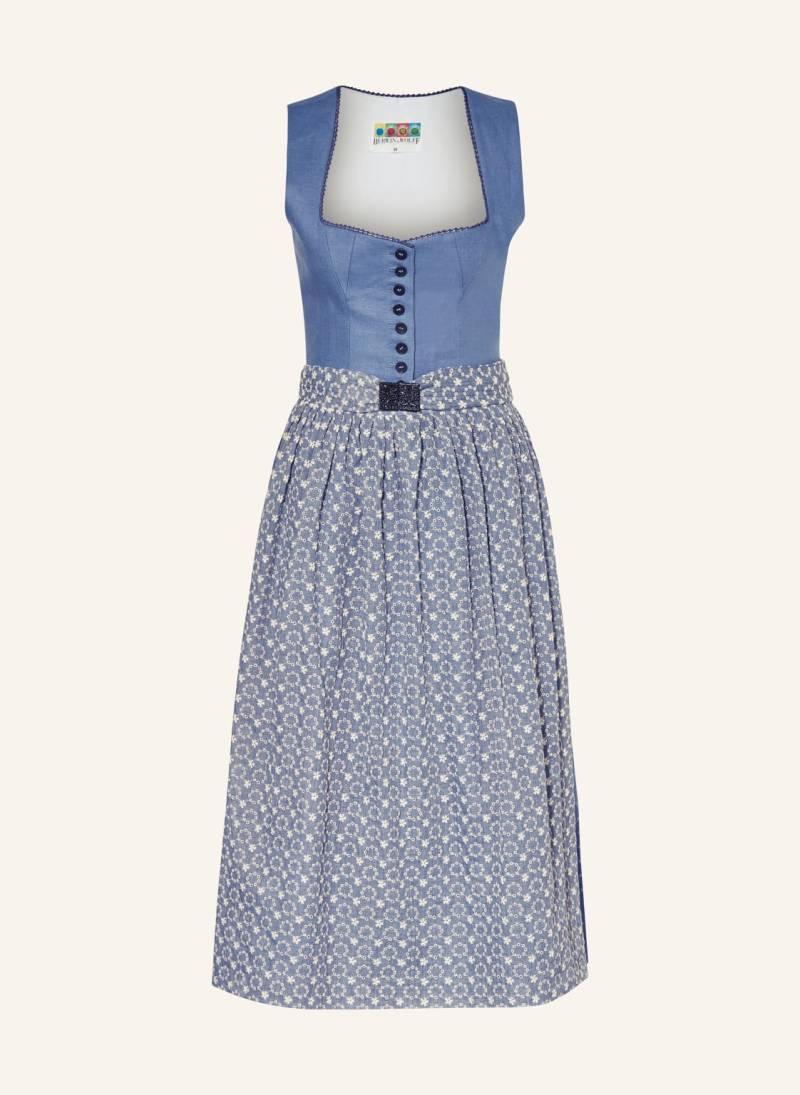 Berwin & Wolff Dirndl Mit Leinen blau von BERWIN & WOLFF