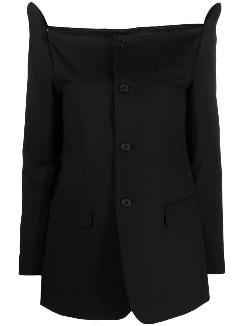 BETTTER Blazer wool minidress - Black von BETTTER