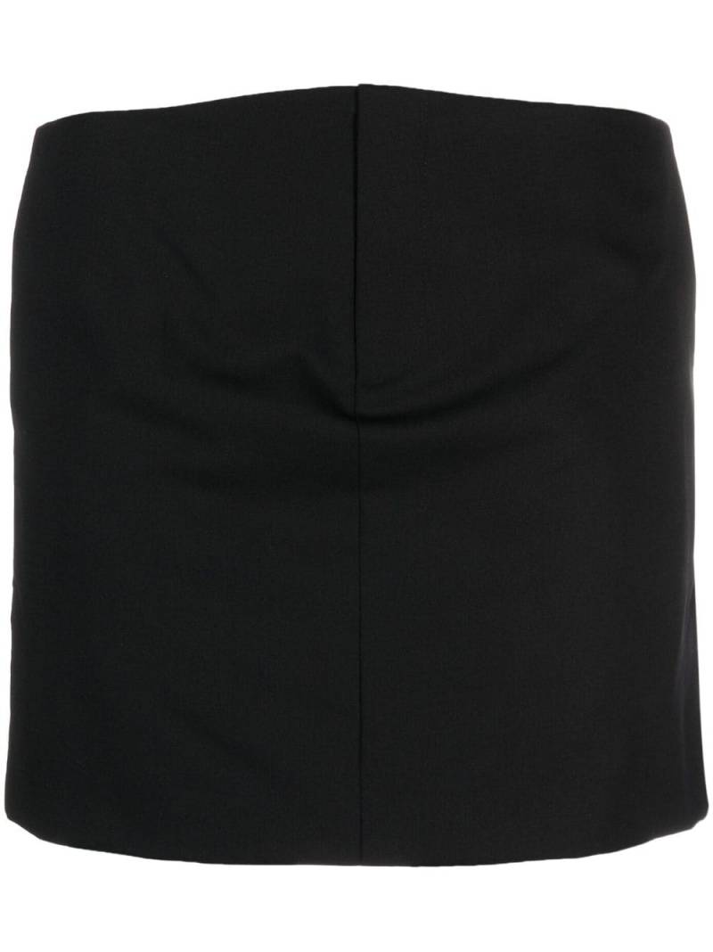 BETTTER Paperback wool miniskirt - Black von BETTTER