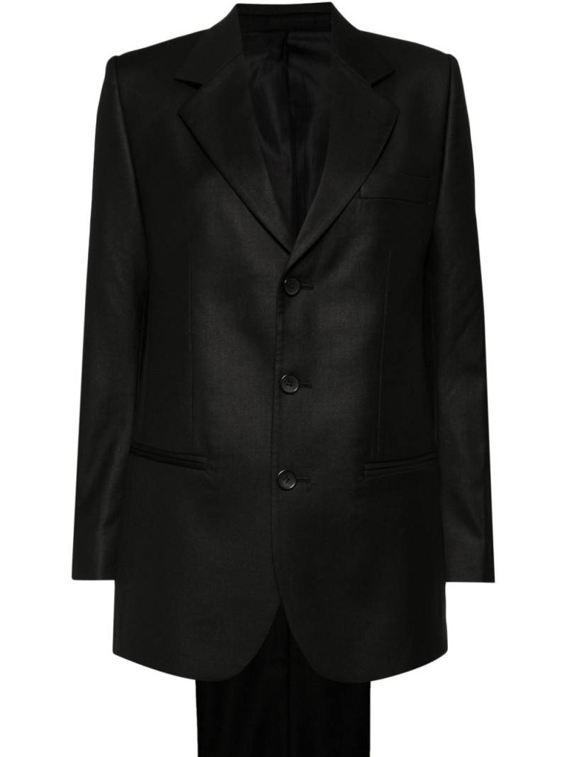 BETTTER single-breasted straight suit - Black von BETTTER