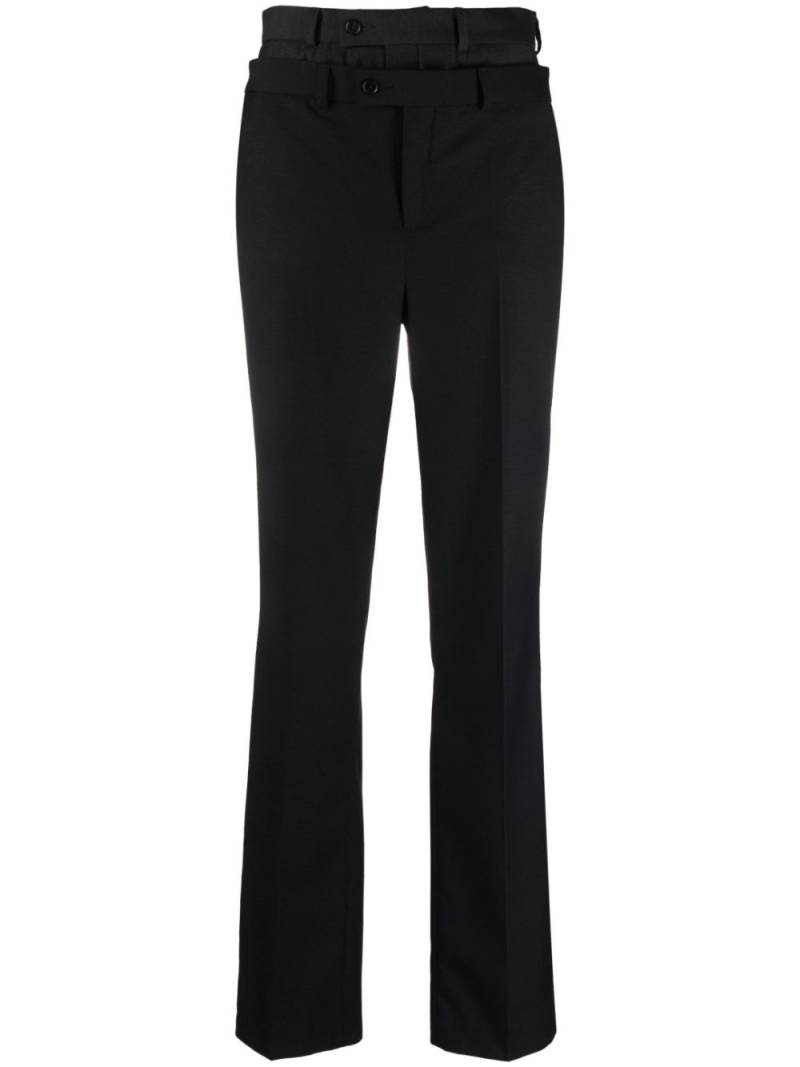 BETTTER double-waistband trousers - Black von BETTTER