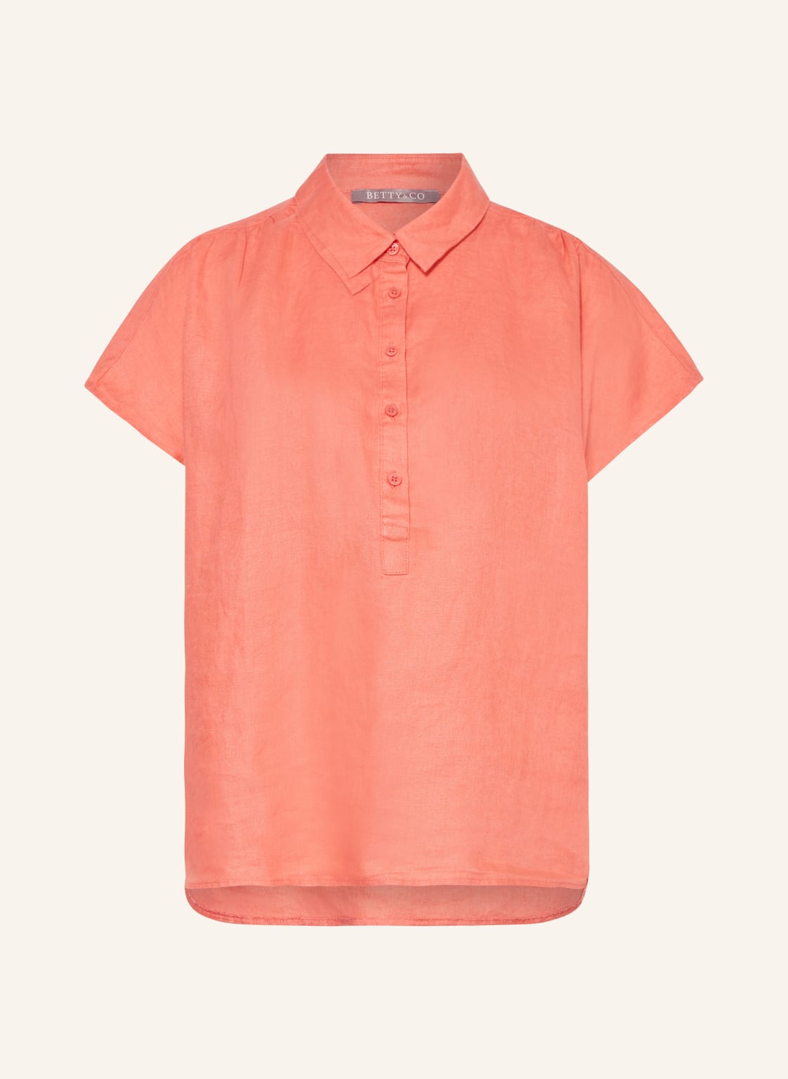 Betty&Co Blusenshirt Aus Leinen rosa von BETTY&CO