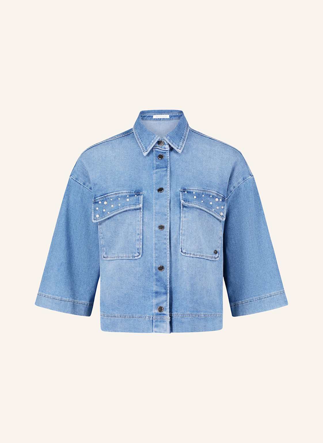 Betty&Co Jeansjacke Mit 3/4-Arm blau Betty&Co Jeansjacke Mit 3/4-Arm blau von BETTY&CO