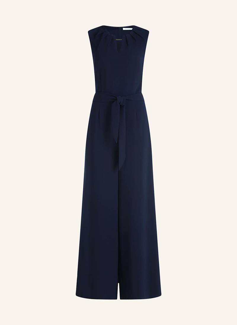 Betty&Co Piqué-Jumpsuit blau von BETTY&CO