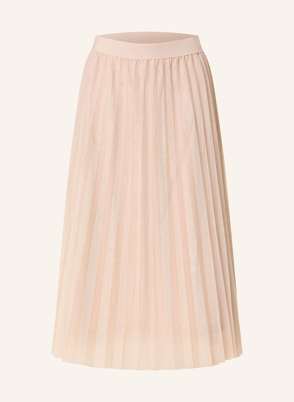 Betty&Co Plisseerock Aus Mesh beige Betty&Co Plisseerock Aus Mesh beige von BETTY&CO