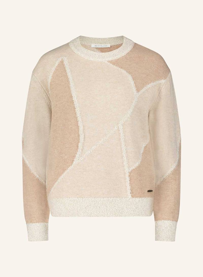 Betty&Co Pullover Mit Glitzergarn beige von BETTY&CO