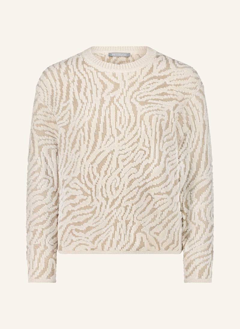 Betty&Co Pullover Mit Glitzergarn beige von BETTY&CO