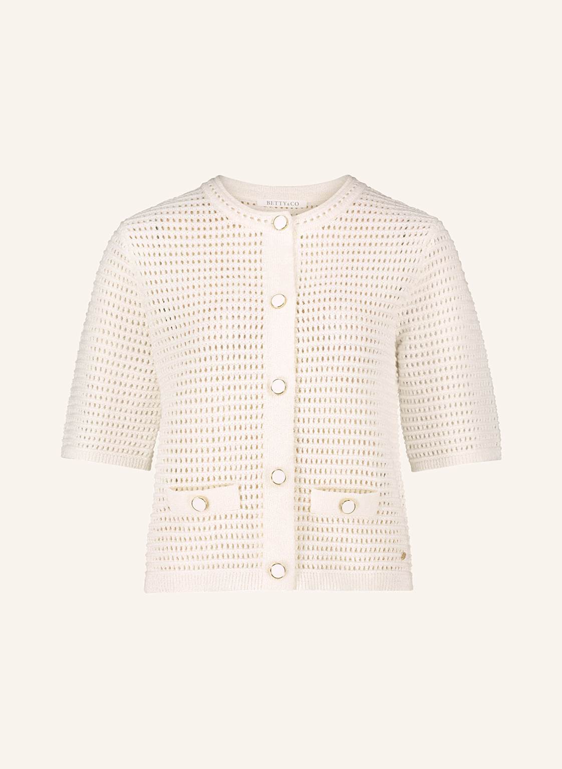Betty&Co Strickjacke weiss Betty&Co Strickjacke weiss von BETTY&CO