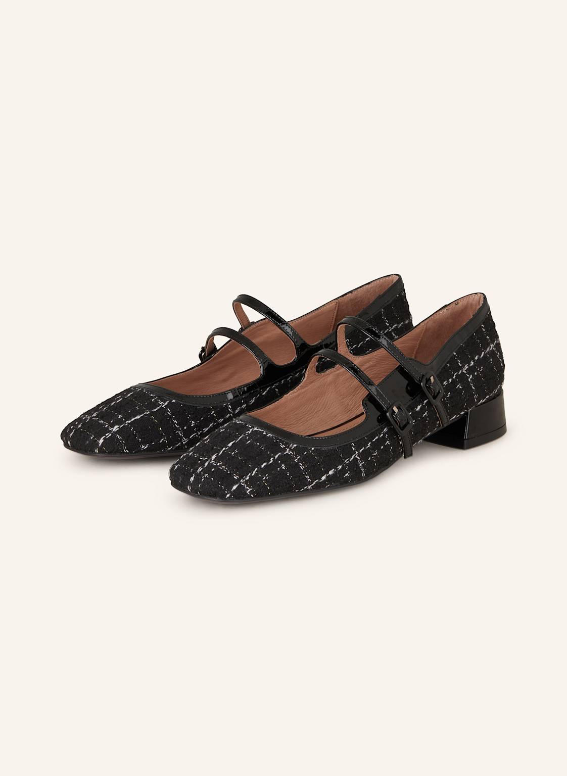 Bibi Lou Ballerinas Mit Glitzergarn schwarz Bibi Lou Ballerinas Mit Glitzergarn schwarz von BIBI LOU