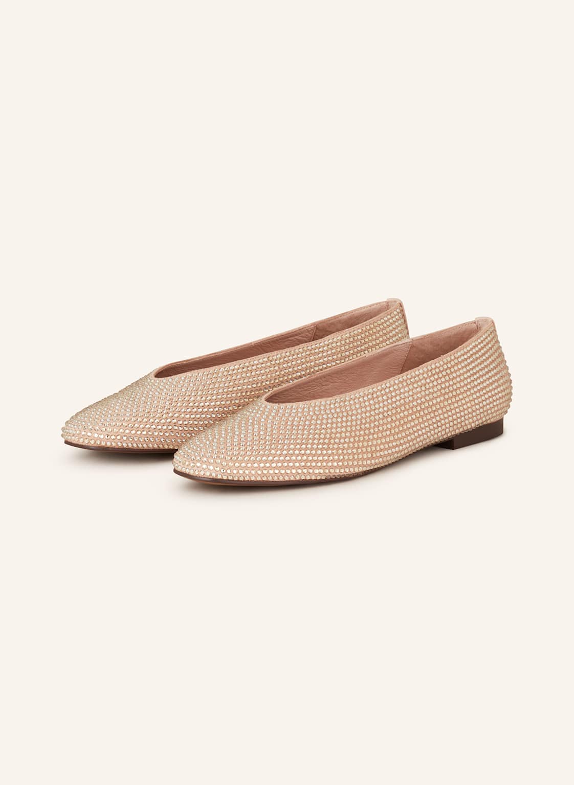 Bibi Lou Ballerinas Mit Schmucksteinen rosegold von BIBI LOU