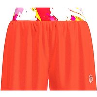 BIDI BADU Damen 2in1 Tennisshort Wild Arts Printed rot | XS von BIDI BADU