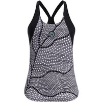 BIDI BADU Damen Tennis Tanktop Protected Leafs schwarz | L von BIDI BADU