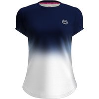 BIDI BADU Damen Tennisshirt Crew Gradiant dunkelblau | L von BIDI BADU