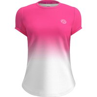 BIDI BADU Damen Tennisshirt Crew Gradiant pink | M von BIDI BADU