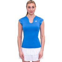 BIDI BADU Damen Tennisshirt Crew blau | L von BIDI BADU