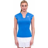 BIDI BADU Damen Tennisshirt Crew blau | L von BIDI BADU