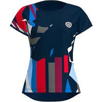 BIDI BADU Damen Tennisshirt New York dunkelblau | L von BIDI BADU