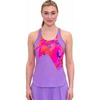 BIDI BADU Damen Tennistank Spike lila | XS von BIDI BADU