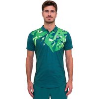 BIDI BADU Herren Tennispolo Spike dunkelgrün | XL von BIDI BADU