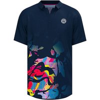 BIDI BADU Herren Tennispolo Wild Arts dunkelblau | M von BIDI BADU