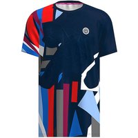 BIDI BADU Herren Tennisshirt New York dunkelblau | L von BIDI BADU