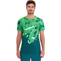 BIDI BADU Herren Tennisshirt Spike dunkelgrün | L von BIDI BADU