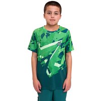 BIDI BADU Jungen Tennisshirt Spike dunkelgrün | 128 von BIDI BADU