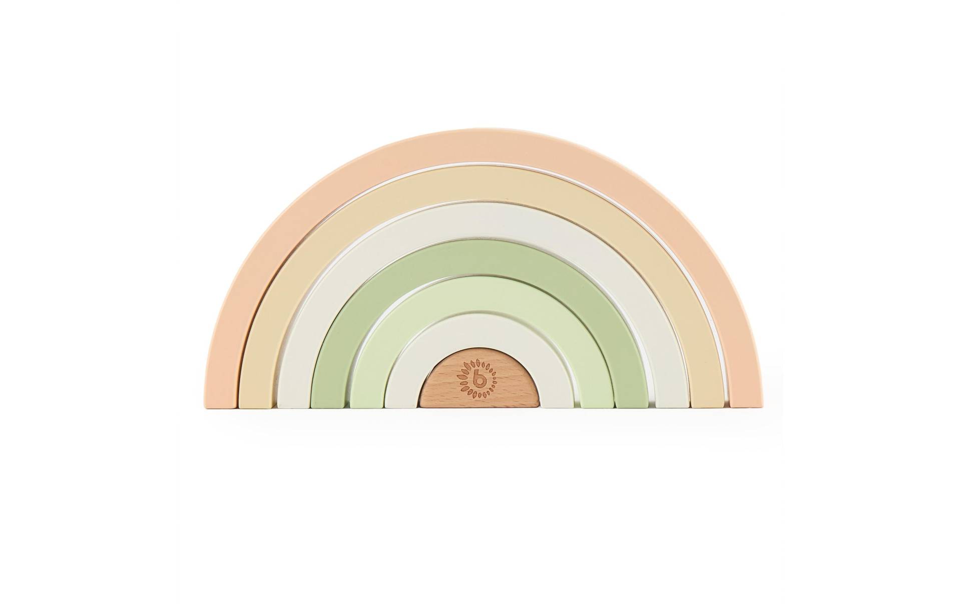 BIECO Stapelspielzeug »Regenbogen Hase Fine 24 cm x 12 cm x 2,5 cm« von BIECO