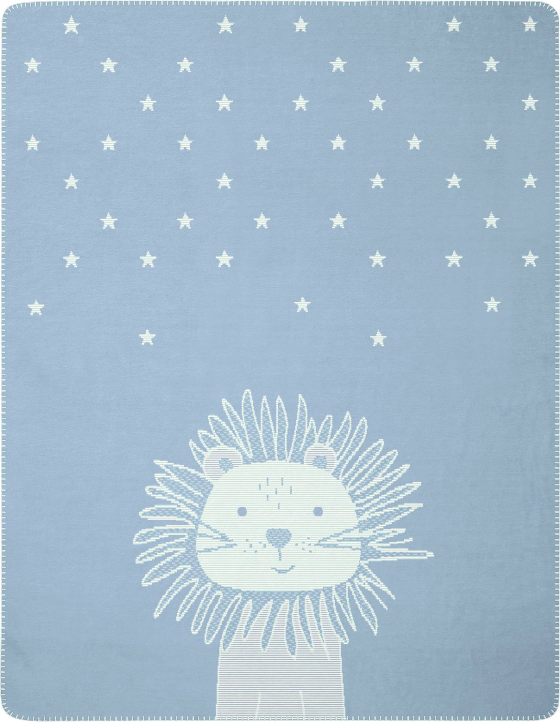 Biederlack Babydecke »Leo«, mit süssem Löwen, Kuscheldecke Biederlack Babydecke »Leo«, mit süssem Löwen, Kuscheldecke von Biederlack