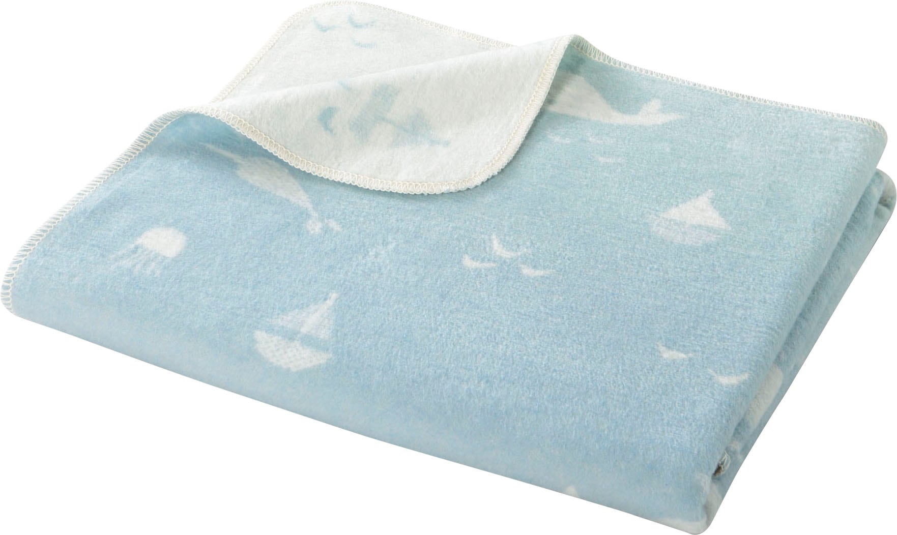 Biederlack Babydecke »Ocean«, im kindlich maritimen Design, Kuscheldecke Biederlack Babydecke »Ocean«, im kindlich maritimen Design, Kuscheldecke von Biederlack