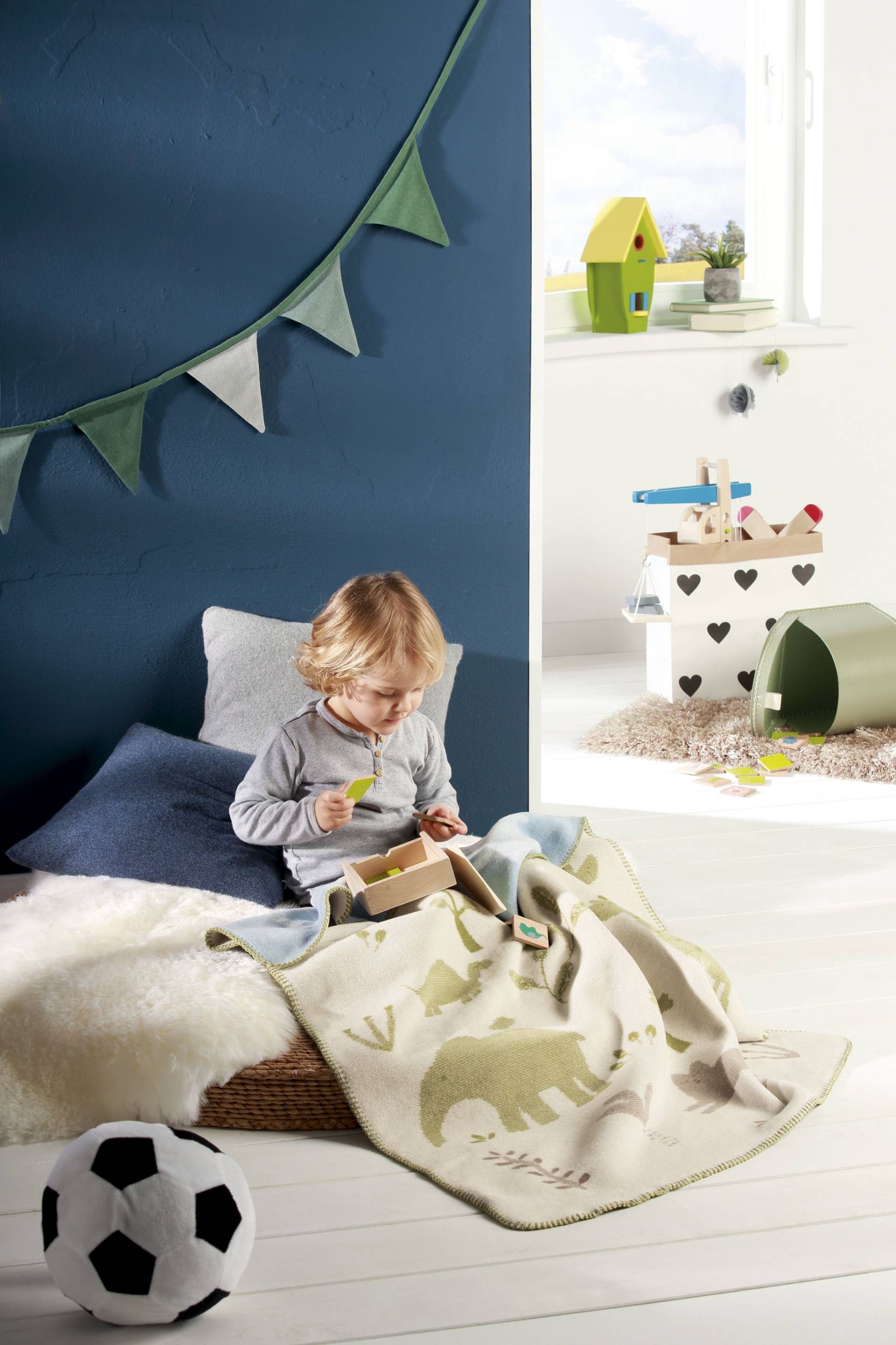 Biederlack Babydecke »Safari«, mit vielen Tieren, Kuscheldecke Biederlack Babydecke »Safari«, mit vielen Tieren, Kuscheldecke von Biederlack