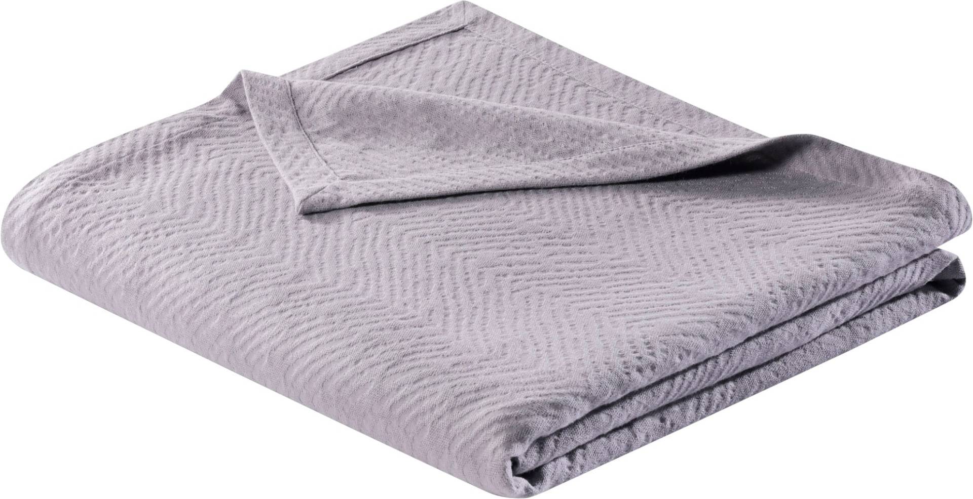 Biederlack Tagesdecke »Grain«, mit Hochtief-Struktur, Kuscheldecke Biederlack Tagesdecke »Grain«, mit Hochtief-Struktur, Kuscheldecke von Biederlack