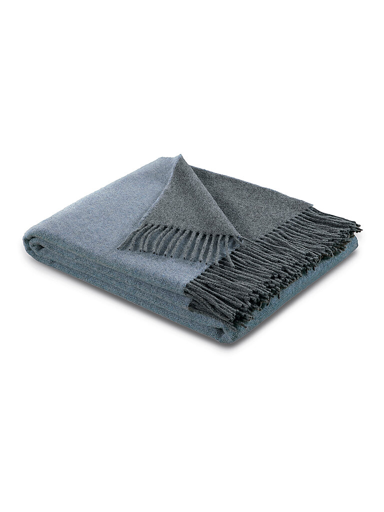 BIEDERLACK Tagesdecke - Plaid 130x170cm Blau Grau dunkelblau BIEDERLACK Tagesdecke - Plaid 130x170cm Blau Grau dunkelblau von BIEDERLACK