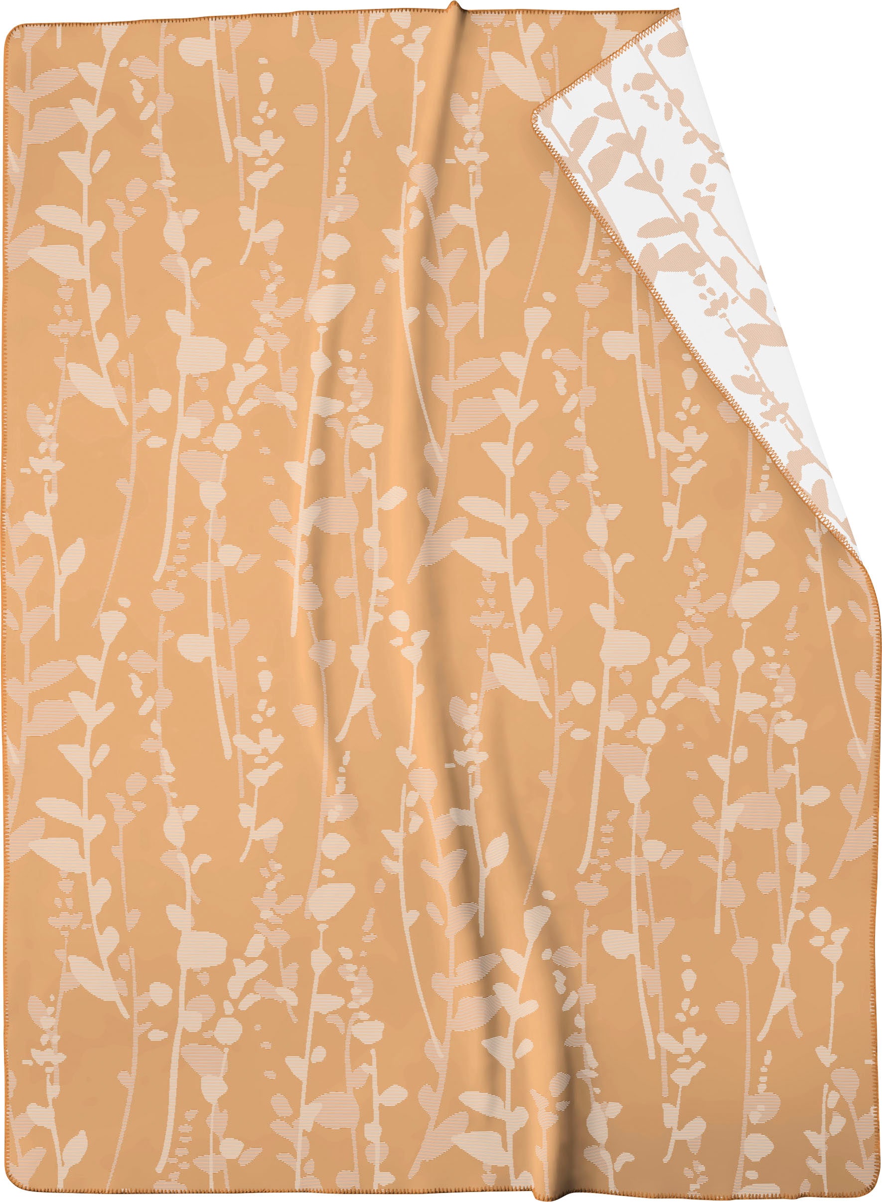 Biederlack Wohndecke »Eucalyptus«, mit Eukalyptusblätter-Dessin, Kuscheldecke Biederlack Wohndecke »Eucalyptus«, mit Eukalyptusblätter-Dessin, Kuscheldecke von Biederlack