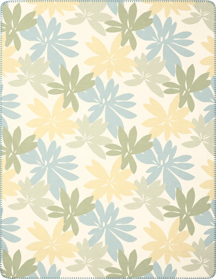 Biederlack Wohndecke »Plumeria«, mit floralem Design, Kuscheldecke Biederlack Wohndecke »Plumeria«, mit floralem Design, Kuscheldecke von Biederlack