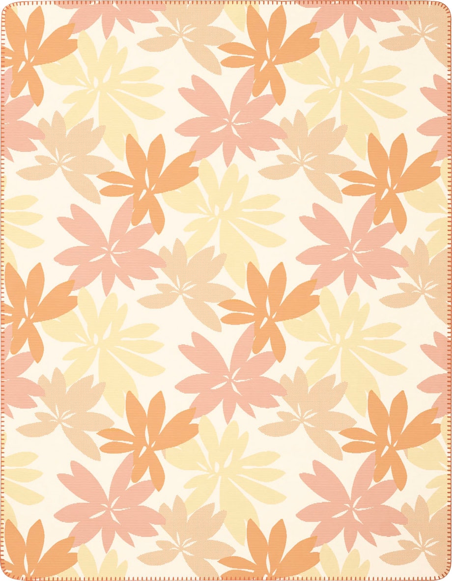 Biederlack Wohndecke »Plumeria«, mit floralem Design, Kuscheldecke Biederlack Wohndecke »Plumeria«, mit floralem Design, Kuscheldecke von Biederlack