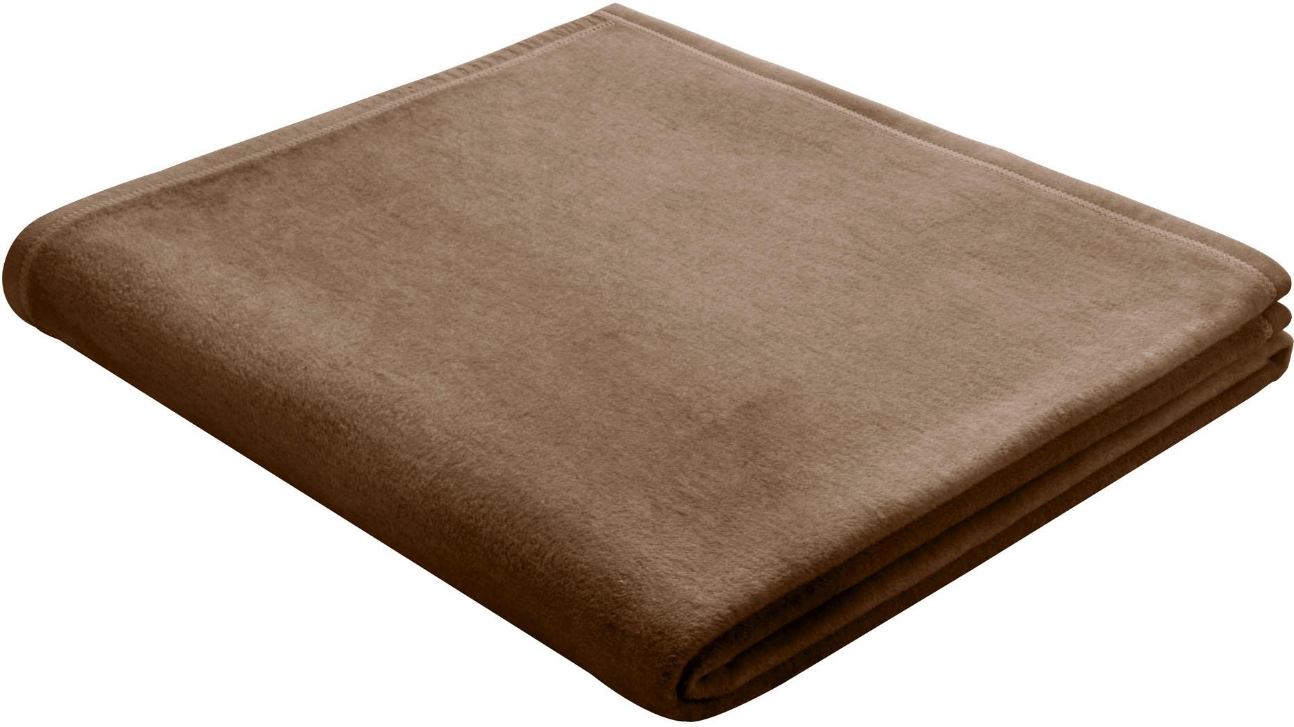 Biederlack Wohndecke »Squares«, im Uni Design, Kuscheldecke Biederlack Wohndecke »Squares«, im Uni Design, Kuscheldecke von Biederlack