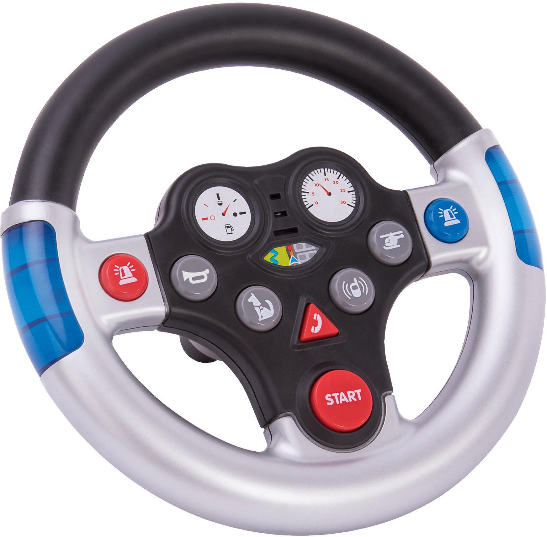 BIG Spielfahrzeug-Lenkrad »BIG Rescue Sound Wheel«, mit Licht- und Soundfunktion von BIG