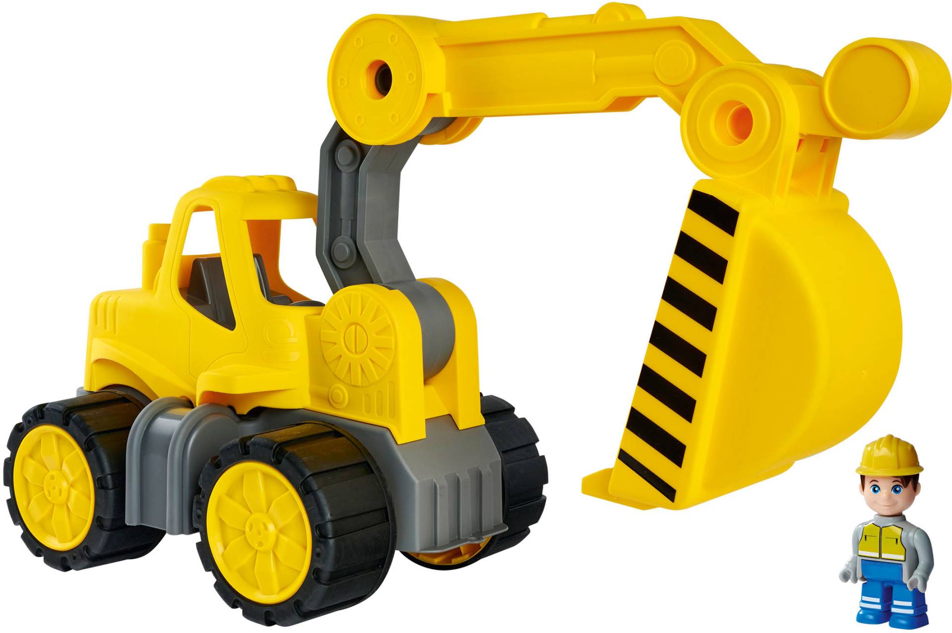BIG Spielzeug-Bagger »Power-Worker Bagger + Figur«, Made in Germany BIG Spielzeug-Bagger »Power-Worker Bagger + Figur«, Made in Germany von BIG