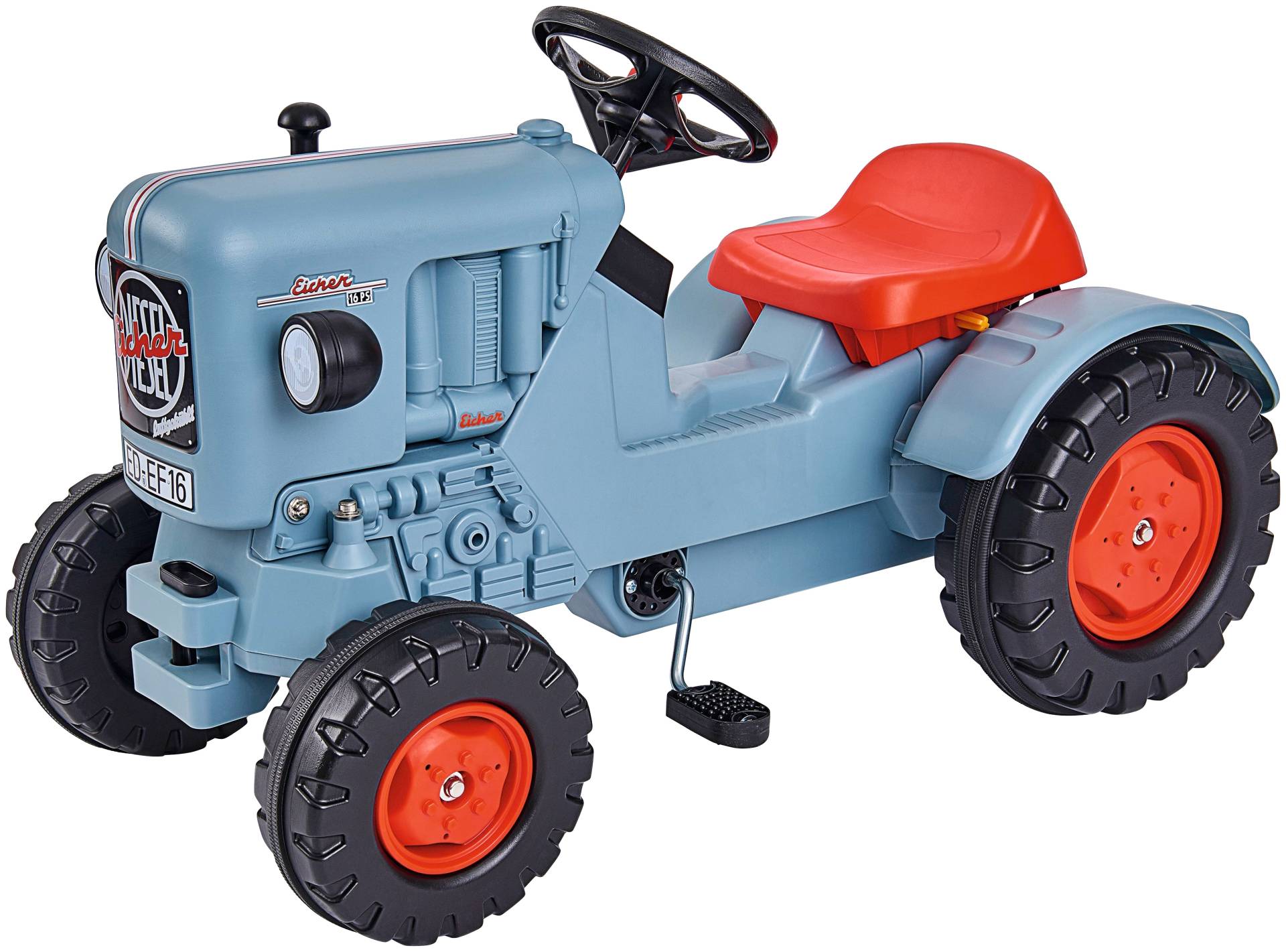 BIG Trettraktor »Eicher Diesel ED 16«, BxTxH: 46x54x88 cm von BIG